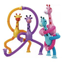 Kit Girafas Articuladas Estica e Brilha Ventosa com 4 unidades