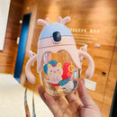 Garrafa infantil,portatil,copo de água fofo