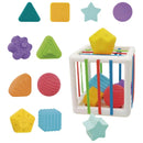 Cubo Sensorial Entrelaçado Colorido Didático