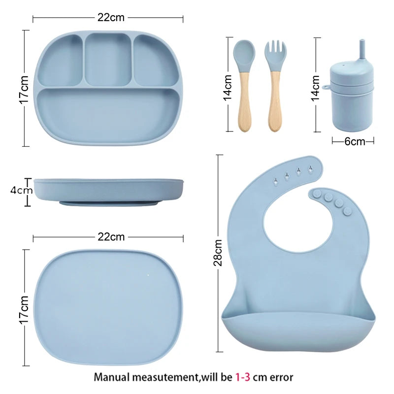 Utensílios de mesa dobráveis para bebês