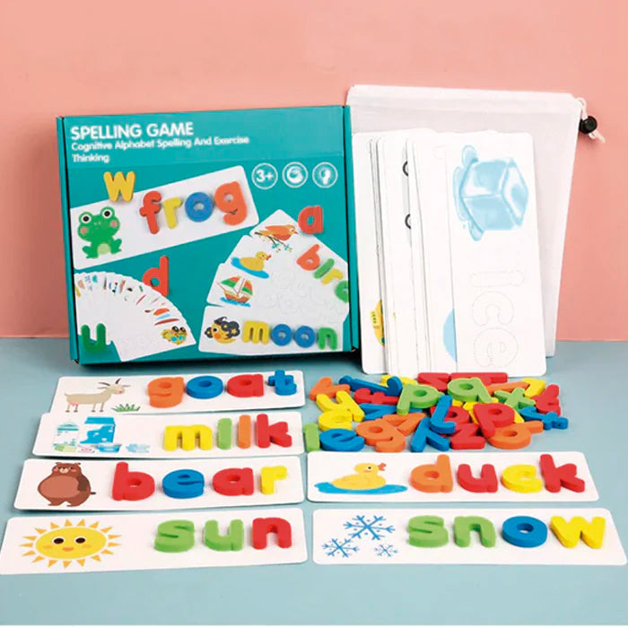 Jogo de Palavras Educacional Soletrando em Inglês