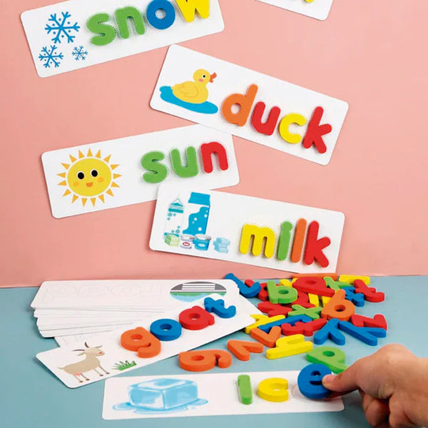 Jogo de Palavras Educacional Soletrando em Inglês