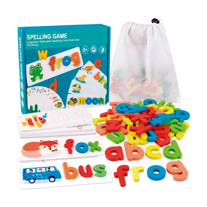 Jogo de Palavras Educacional Soletrando em Inglês