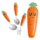 Kit Talheres Cenouritos com 4 peças