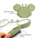 Kit Infantil Alimentação em Silicone Ventosa