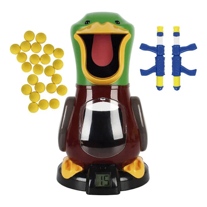 Mira Duck Tiro ao Alvo com Lançador de Bolinhas
