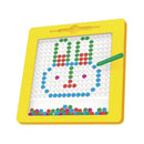 Prancheta Mágica Magnética com Pins Coloridos