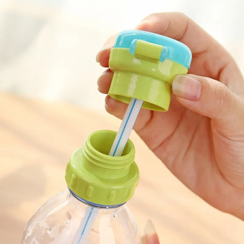 Adaptador de Garrafa com Canudo