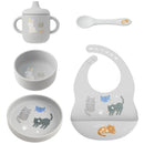 Utensílios de mesa dobráveis para bebês